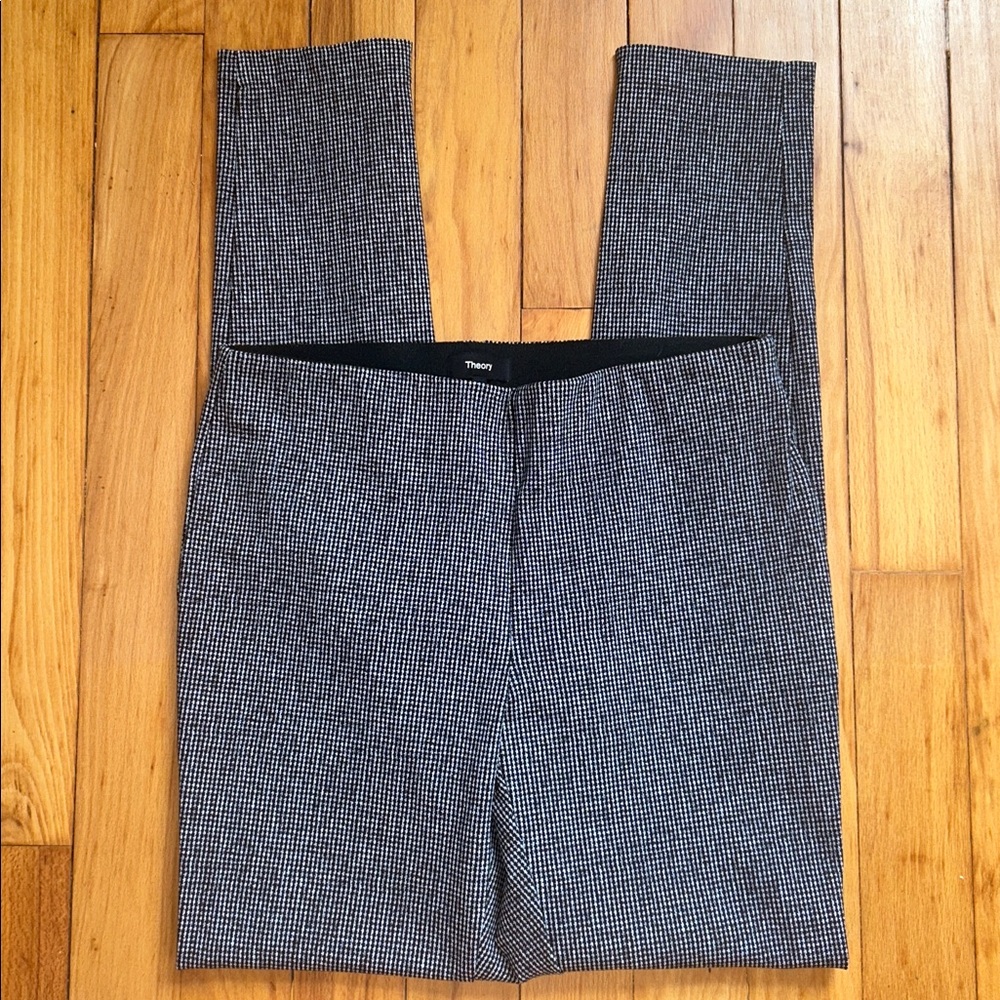 Theory Skinny Legging in Houndstooth Ponte